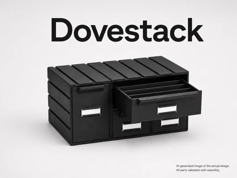 DOVESTACK — Hệ Ngăn Kéo Modular Một Khớp Duy Nhất - Image 1