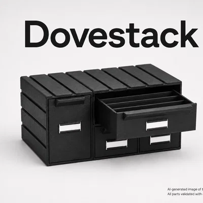 DOVESTACK — Hệ Ngăn Kéo Modular Một Khớp Duy Nhất