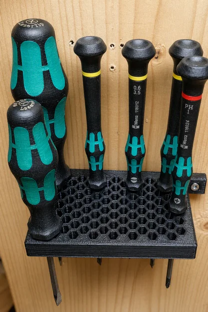 Giá treo tua vít tổ ong 3D - Giải pháp sắp xếp công cụ DIY gọn gàng - Image 1