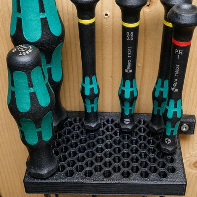 Giá treo tua vít tổ ong 3D - Giải pháp sắp xếp công cụ DIY gọn gàng