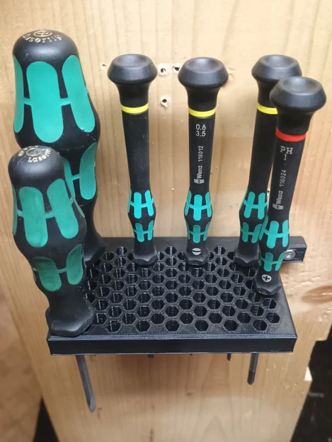 Giá treo tua vít tổ ong 3D - Giải pháp sắp xếp công cụ DIY gọn gàng - Image 2