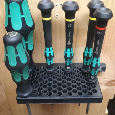 Giá treo tua vít tổ ong 3D - Giải pháp sắp xếp công cụ DIY gọn gàng