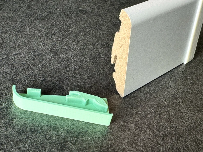 Nắp bịt đầu nẹp chân tường Neuhofer Busca FU060L - Phụ kiện in 3D - Image 1
