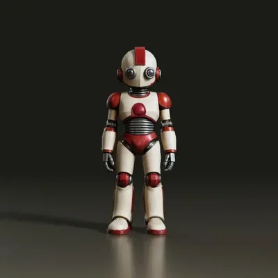 Mô hình Retro Roboter - Robot phong cách cổ điển cho dân mê 3D