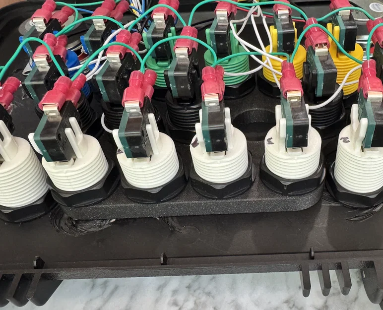 Tấm Gia Cố Nút Nhấn Arcade Cho Dự Án Synthesizer và Game Thùng - Image 1