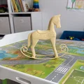 Ngựa Bập Bênh (Rocking Horse) – Mẫu trang trí in 3D - Thumbnail 1