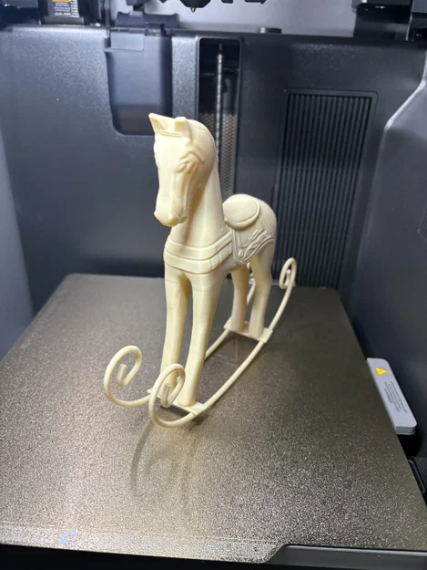 Ngựa Bập Bênh (Rocking Horse) – Mẫu trang trí in 3D - Image 4