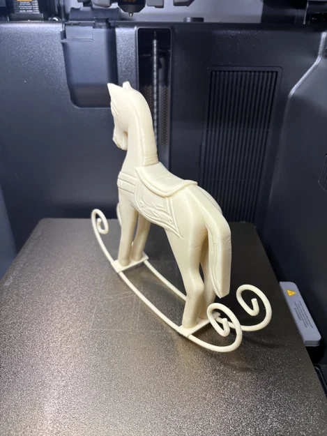 Ngựa Bập Bênh (Rocking Horse) – Mẫu trang trí in 3D - Image 5