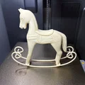 Ngựa Bập Bênh (Rocking Horse) – Mẫu trang trí in 3D - Thumbnail 9
