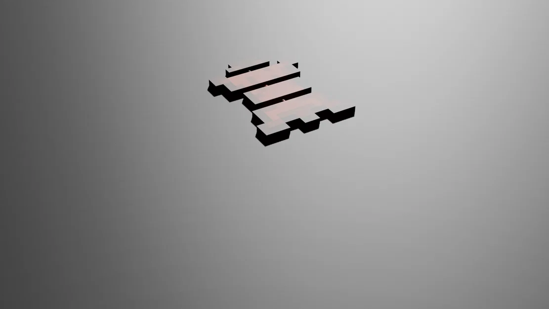 Leather Minecraft dạng Voxel Articulated (Flexi Item phong cách blocky) - Image 2