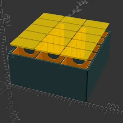 GridStack Deck Box — Lưu trữ TCG tùy biến (Parametric)