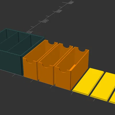 GridStack Deck Box — Lưu trữ TCG tùy biến (Parametric)