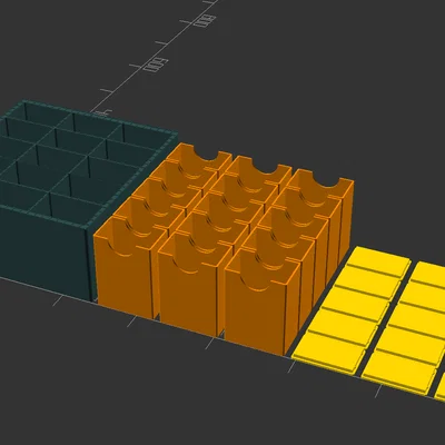 GridStack Deck Box — Lưu trữ TCG tùy biến (Parametric)