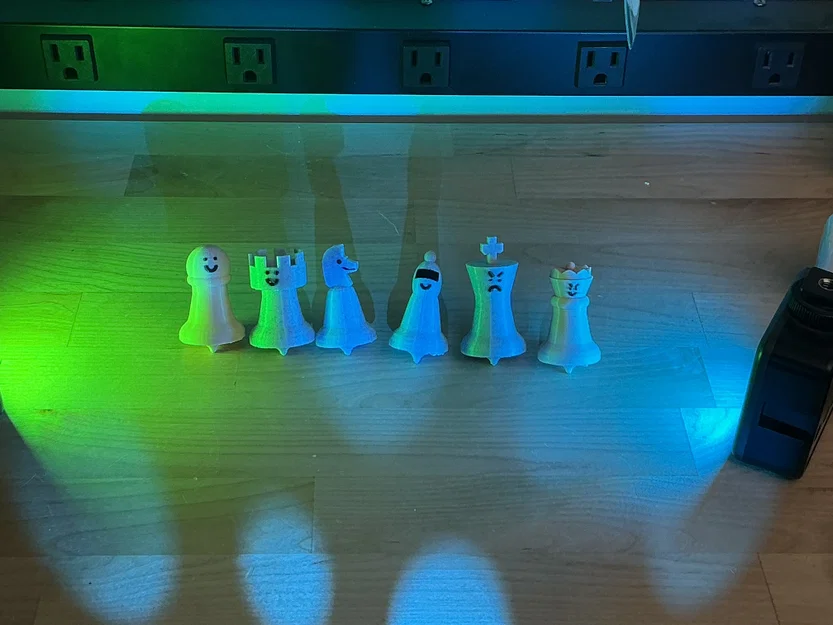 Chess Spinners - Bộ quân cờ vua xoay độc đáo dành cho người yêu in 3D - Image 1