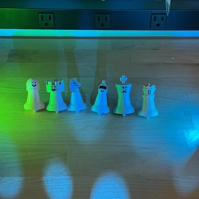 Chess Spinners - Bộ quân cờ vua xoay độc đáo dành cho người yêu in 3D