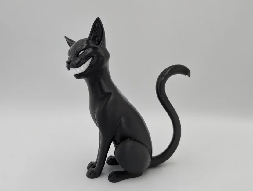 Tượng Mèo Siamese Đen – Dark Siamese Cat Sculpture - Image 5