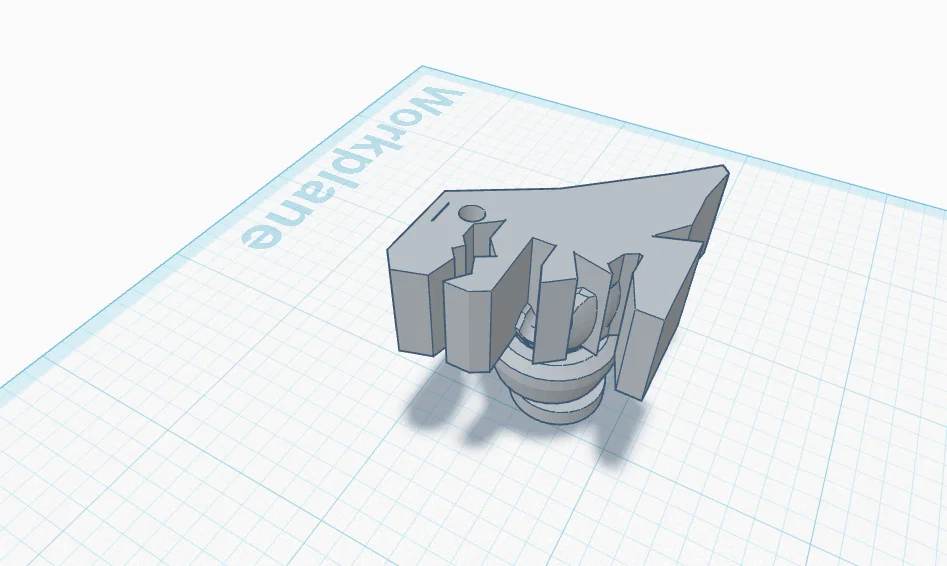Mô hình phụ kiện gắn dép Crocs hình đầu khủng long in 3D - Image 1