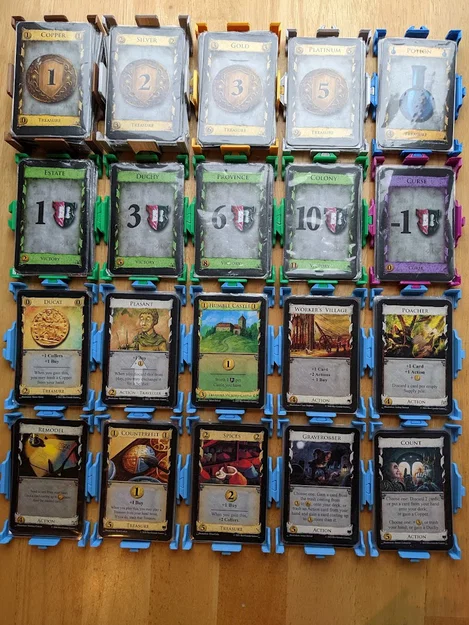 Giá đỡ bài Dominion khóa giữa cho bài bọc sleeve - Image 3