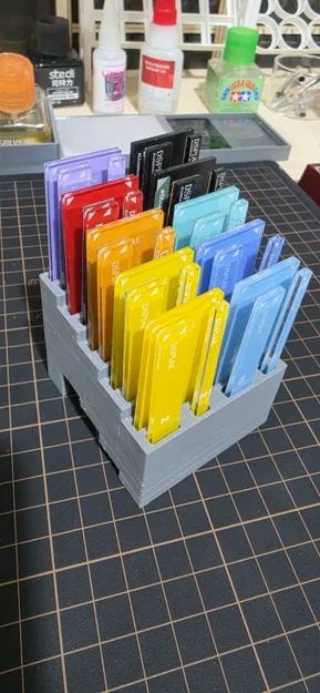 Kệ để DSPIAE Acrylic Sanding Pad dạng bậc thang (10 khe) - Image 3