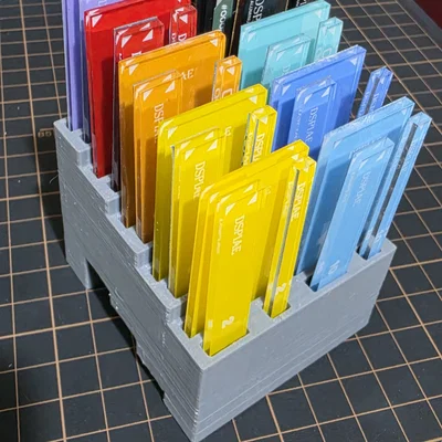 Kệ để DSPIAE Acrylic Sanding Pad dạng bậc thang (10 khe)