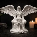 Thiên Thần Hộ Mệnh trên Ngai – Tượng Cánh Thanh Lịch | Decor In 3D - Thumbnail 1