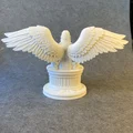 Thiên Thần Hộ Mệnh trên Ngai – Tượng Cánh Thanh Lịch | Decor In 3D - Thumbnail 3