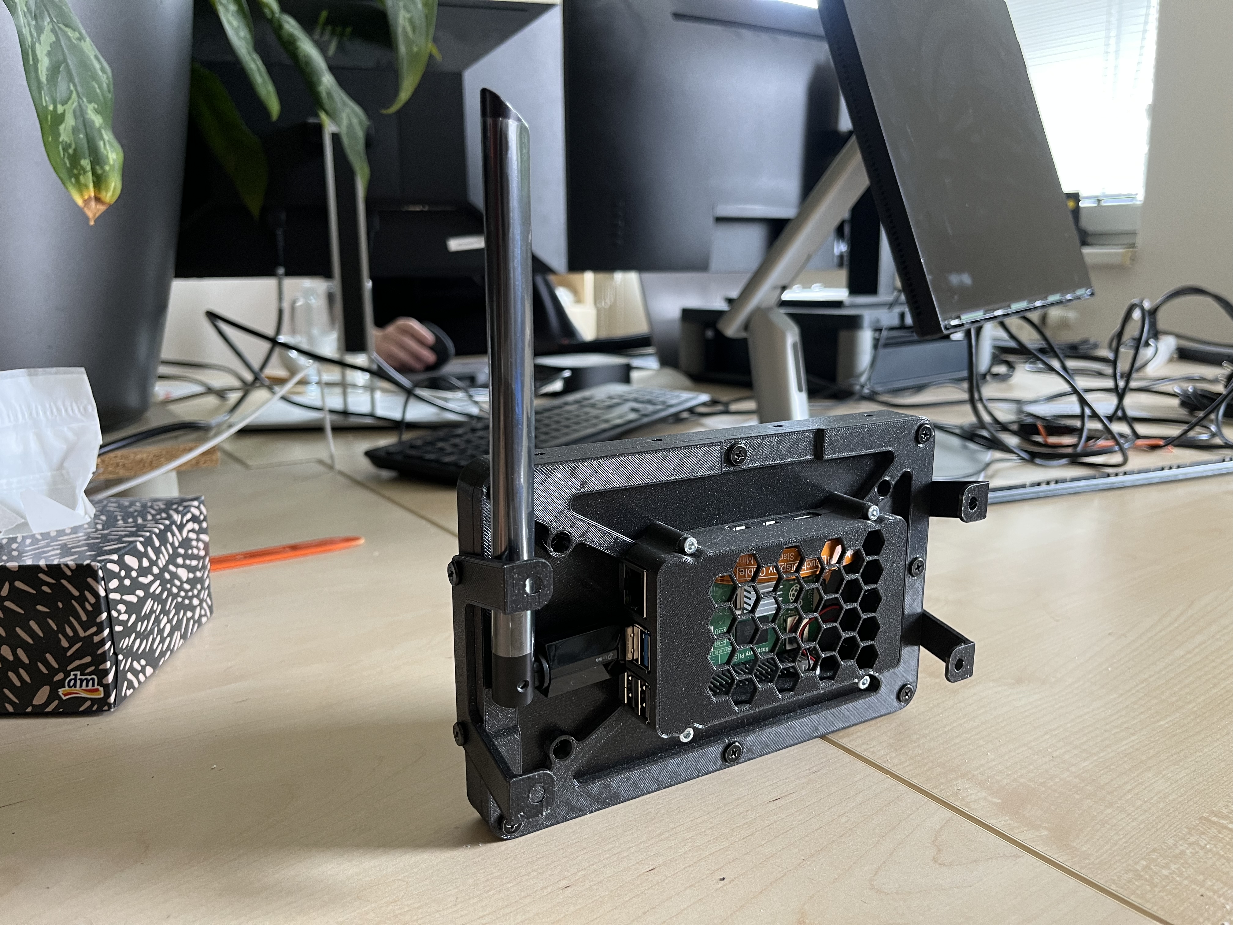 Bộ Vỏ HMI 3D Cho Raspberry Pi Display 2 và Raspberry Pi 5