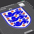 Mặt dây chuyền huy hiệu đội tuyển bóng đá Anh (England Football) - Thumbnail 1
