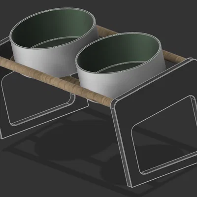 Giá đỡ tô thú cưng (Pet bowl holder)