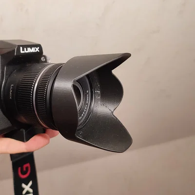 Lens hood Panasonic Lumix G Vario 14-42 (in 3D)