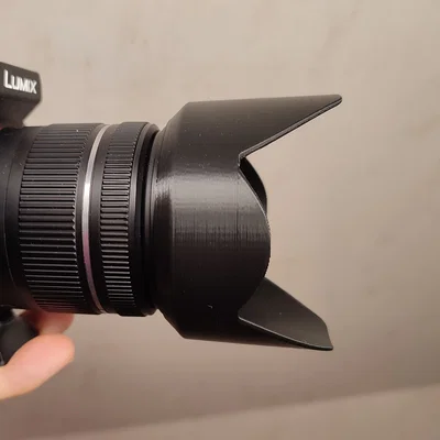 Lens hood Panasonic Lumix G Vario 14-42 (in 3D)