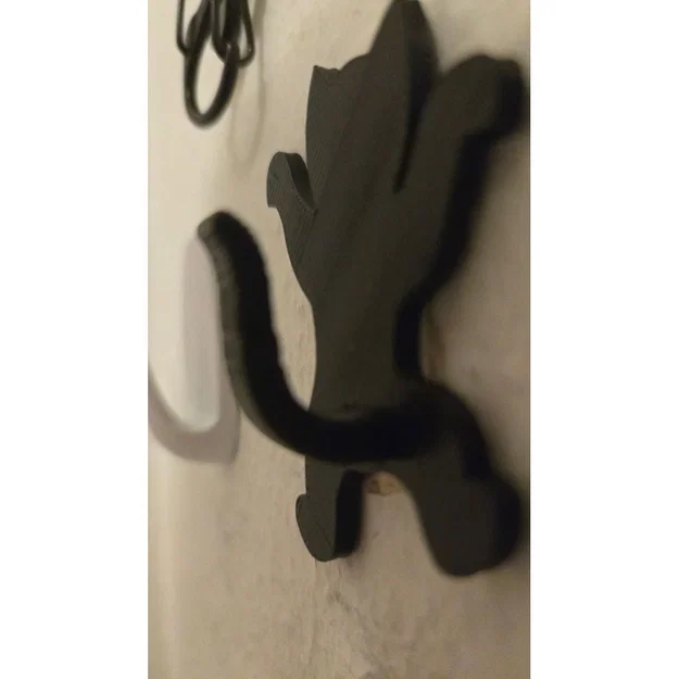 Móc treo đồ hình mèo (Kitten Hook) - Thiết kế đuôi ngắn tiện dụng - Image 1