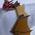 Rồng SkyWing Wings of Fire khớp nối (Articulating Wings of Fire SkyWing Dragon) - Thumbnail 2