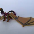 Rồng SkyWing Wings of Fire khớp nối (Articulating Wings of Fire SkyWing Dragon) - Thumbnail 5
