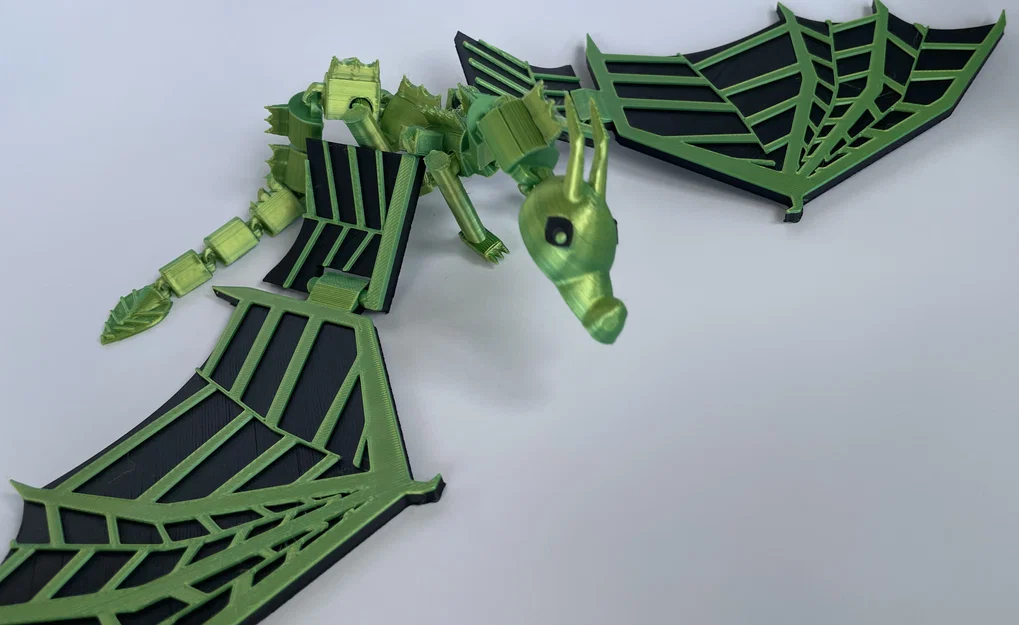 Rồng LeafWing Wings of Fire khớp nối (Articulating) - Image 3