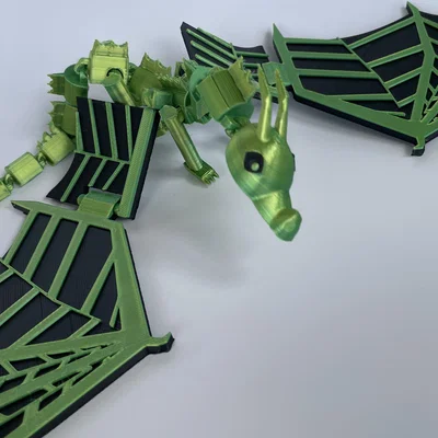 Rồng LeafWing Wings of Fire khớp nối (Articulating)