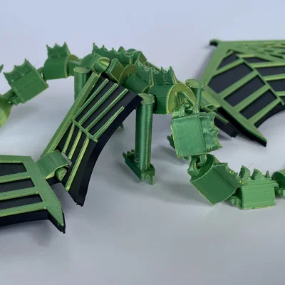 Rồng LeafWing Wings of Fire khớp nối (Articulating)