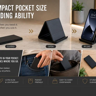 Kệ Đỡ Điện Thoại Gập Print-In-Place Mỏng Gọn V.1