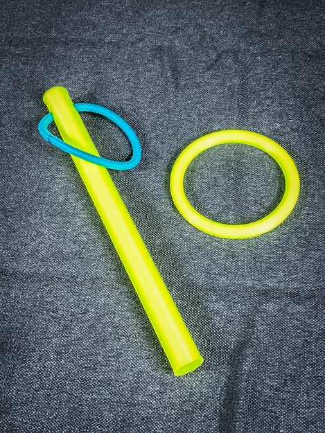 Bộ trò chơi giải đố 3D Ring on a Stick (Vòng trên que) - Image 1