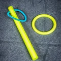 Bộ trò chơi giải đố 3D Ring on a Stick (Vòng trên que) - Thumbnail 1