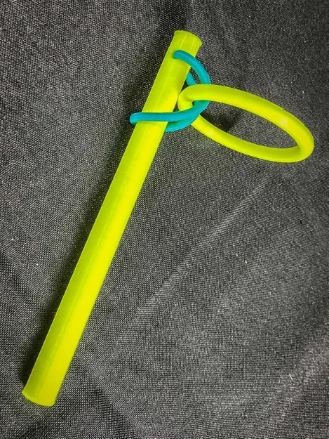 Bộ trò chơi giải đố 3D Ring on a Stick (Vòng trên que) - Image 2
