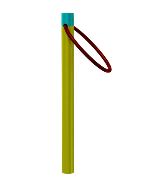 Bộ trò chơi giải đố 3D Ring on a Stick (Vòng trên que) - Image 3