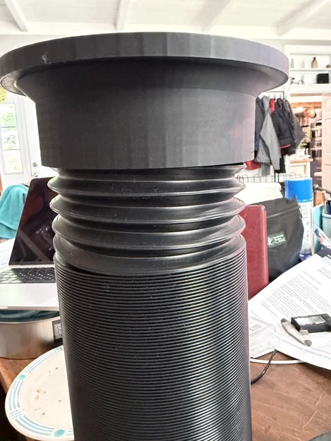 Ngàm nam châm quick connect 132mm cho ống AC BougeRV (gắn tường/cửa sổ) - Image 2