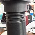 Ngàm nam châm quick connect 132mm cho ống AC BougeRV (gắn tường/cửa sổ) - Thumbnail 2