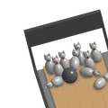 Bộ Bowling Mèo (Cat Bowling Set) - Thumbnail 2