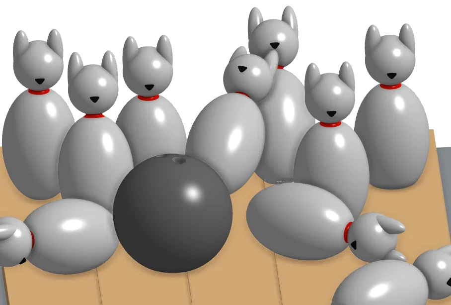 Bộ Bowling Mèo (Cat Bowling Set) - Image 11
