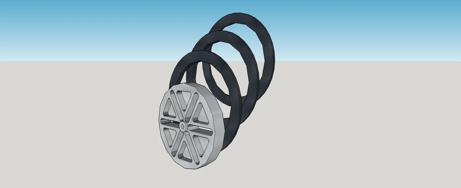 Bộ mâm và lốp xe mô hình 3D đa năng – Dễ in, dễ phối màu - Image 2