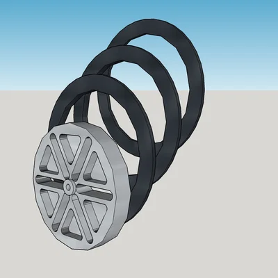 Bộ mâm và lốp xe mô hình 3D đa năng – Dễ in, dễ phối màu