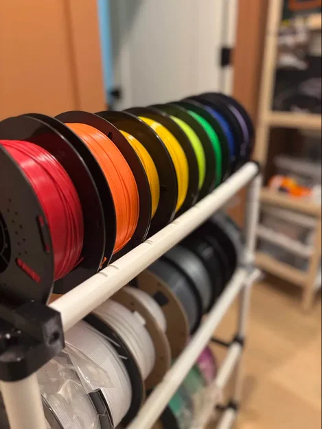 Filament Tower Pro – Kệ PVC mở rộng chứa 8+ cuộn filament - Image 1