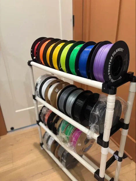 Filament Tower Pro – Kệ PVC mở rộng chứa 8+ cuộn filament - Image 3
